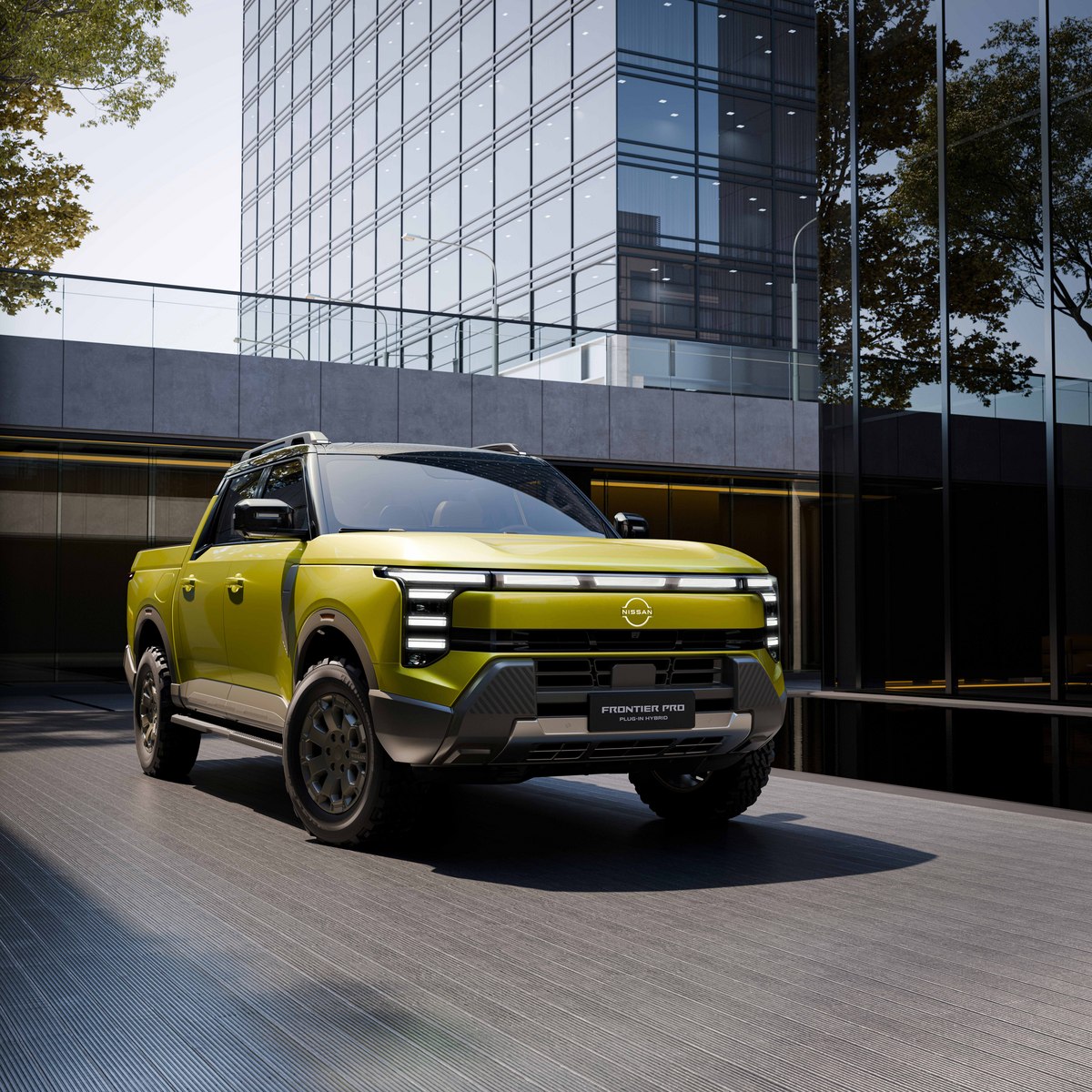 Nissan Motor presentó la pick-up Frontier Pro híbrida enchufable