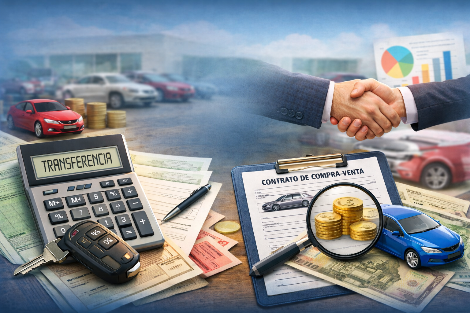 Cómo calcular los gastos de transferencia en el mercado automotor