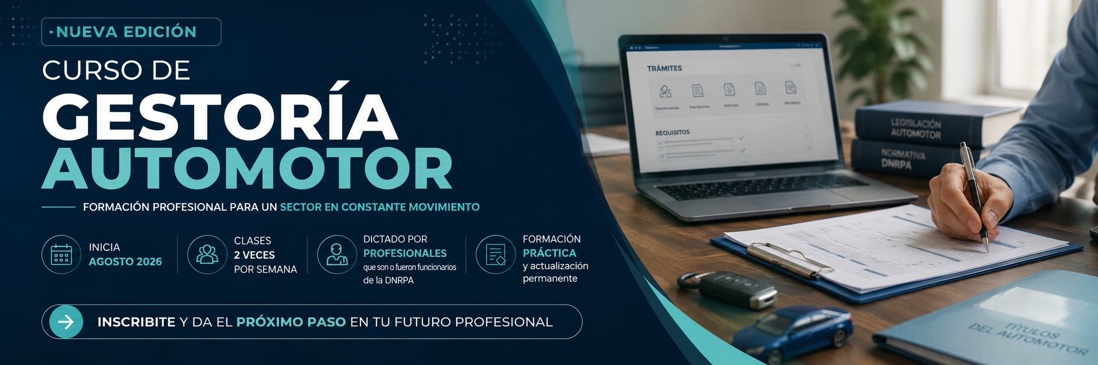 Curso De Gestoría del Automotor Agosto 2026 Curso De Gestoría del Automotor Agosto 2026